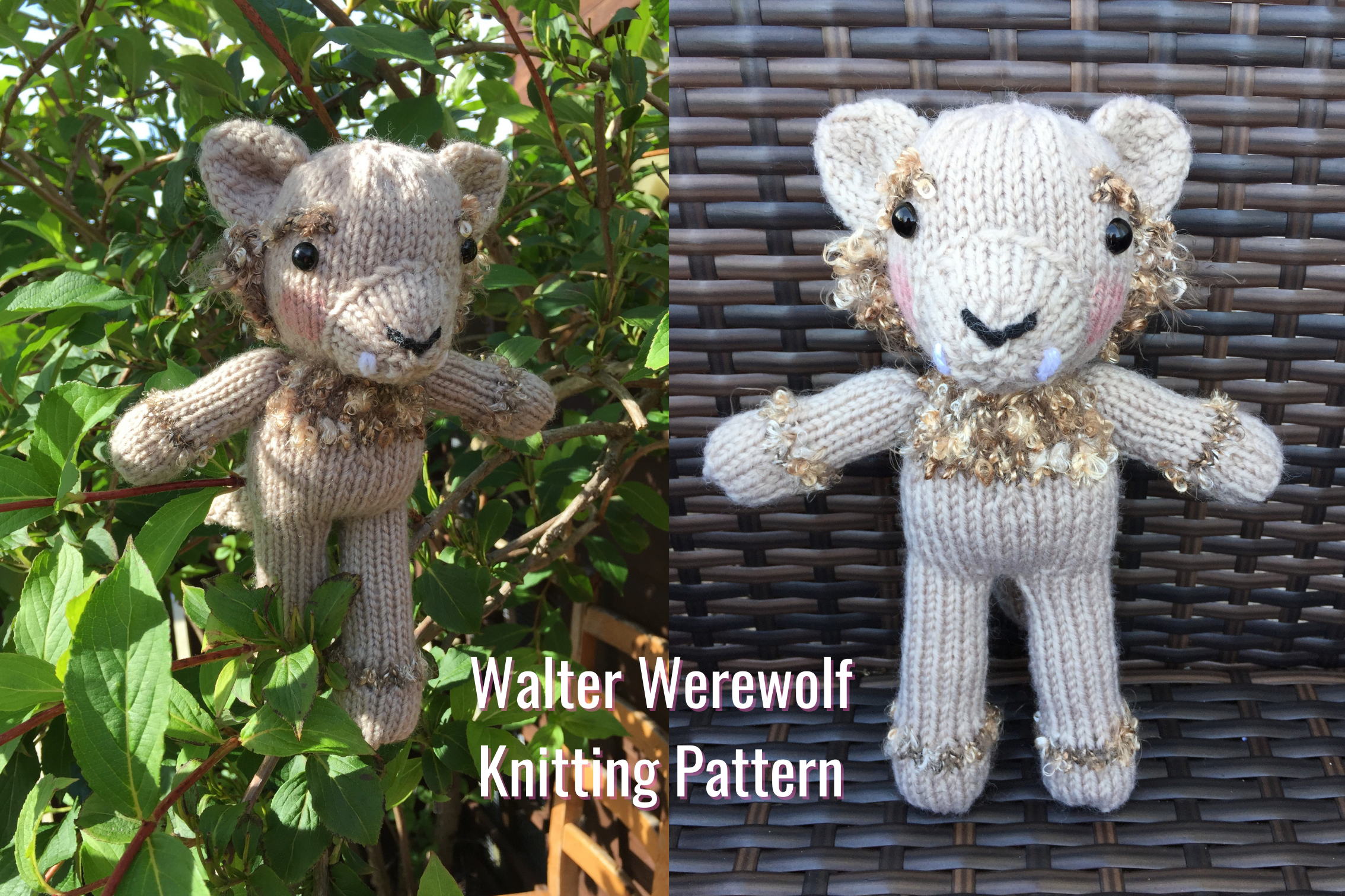 Walter Werewolf Knitting Pattern