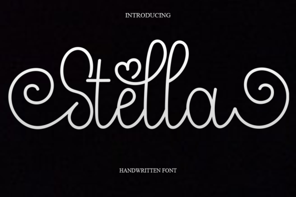 Stella Fontes Script Fonte Por cans studio