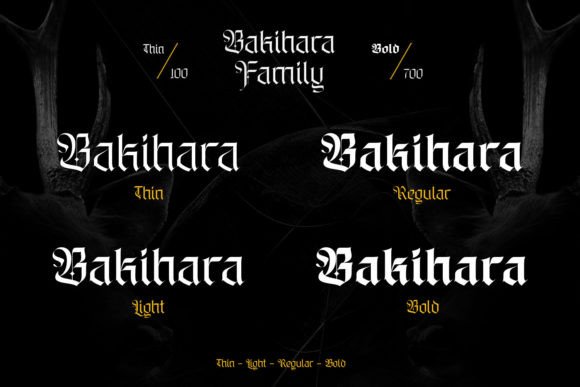 Bakihara Font - Preview 2