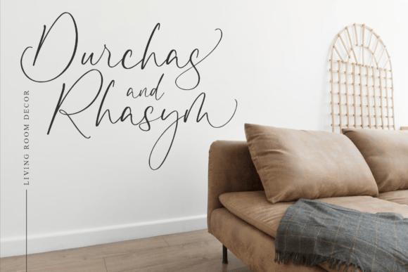 Disttoris Andarlin Font PNG with transparent background - Preview 3