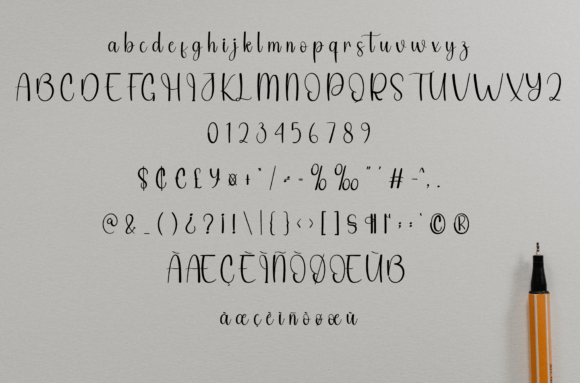 Flying Balloons Font - Preview 5