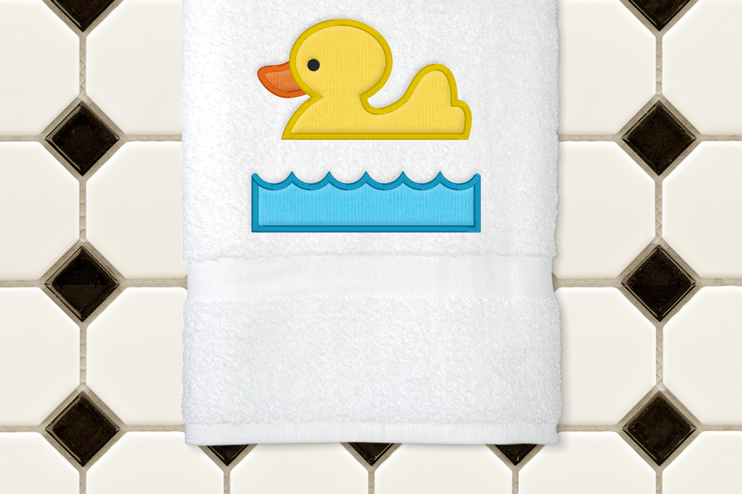 Rubber Duck Split Applique