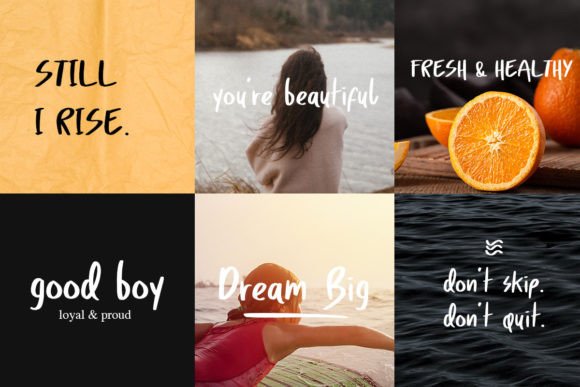 Aquabay Font - Preview 1