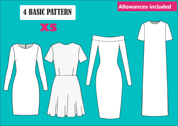 Basic Dress Pattern Pdf Sewing Pattern