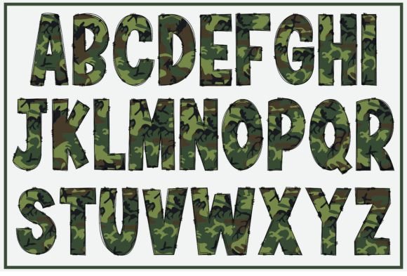 Camou Font - Preview 1