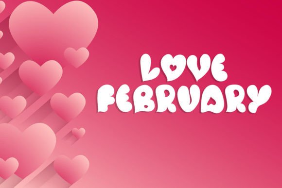Love You Full Font PNG with transparent background - Preview 2
