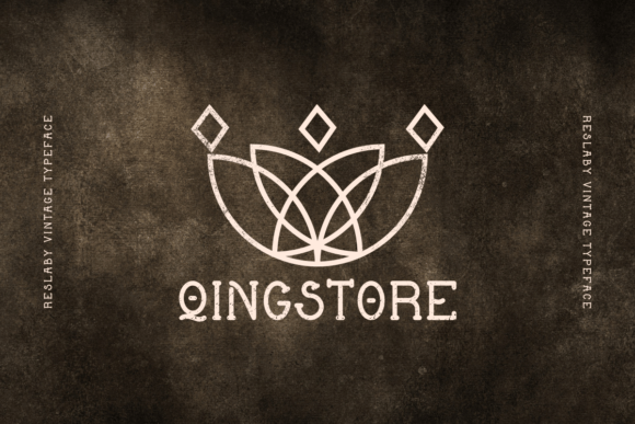 Reslaby Font PNG with transparent background - Preview 3