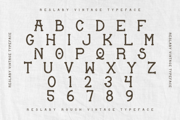 Reslaby Font PNG with transparent background - Preview 6