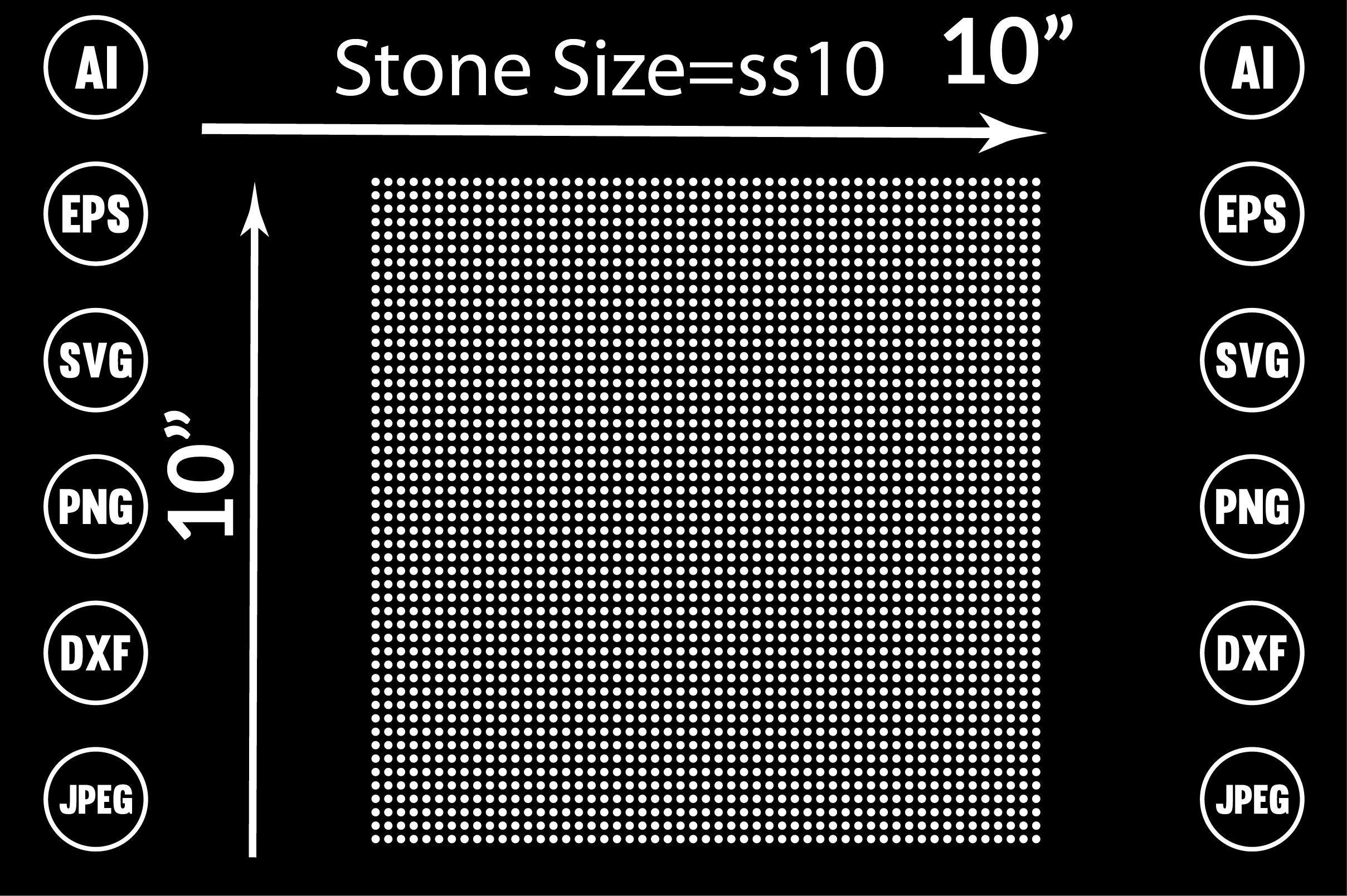 Pattern Rhinestone Design