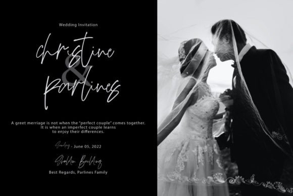Adustine Signature Font - Preview 2