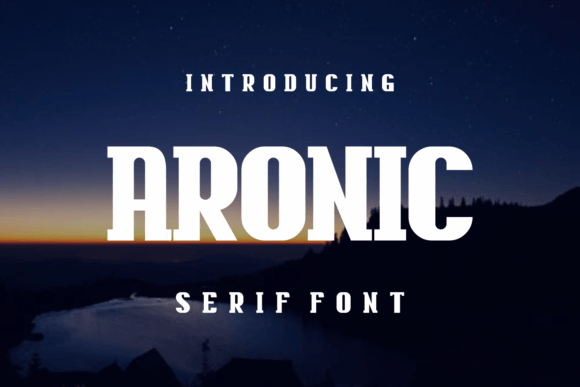 Aronic Font - Preview 1