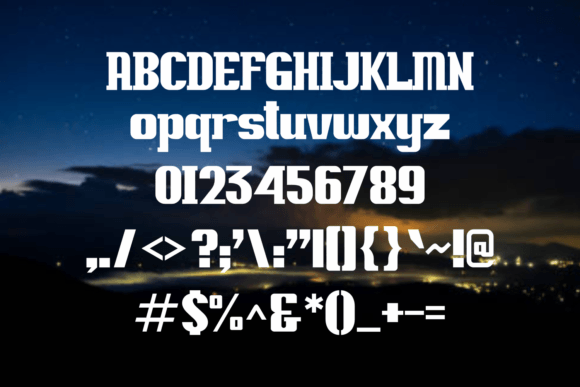 Aronic Font - Preview 2