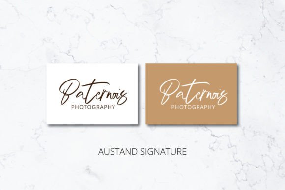 Austand Signature Font - Preview 1
