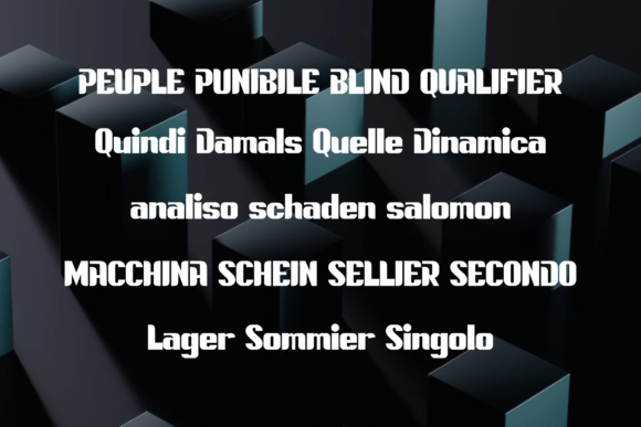 Benura Font PNG with transparent background - Preview 3