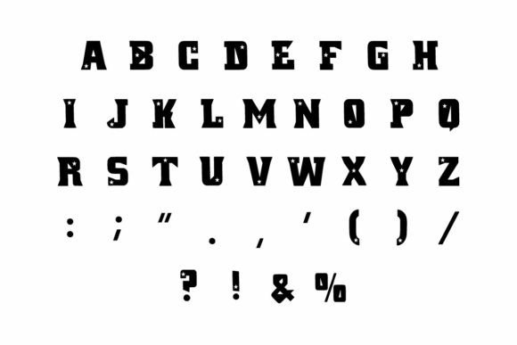 Black Star Font - Preview 3