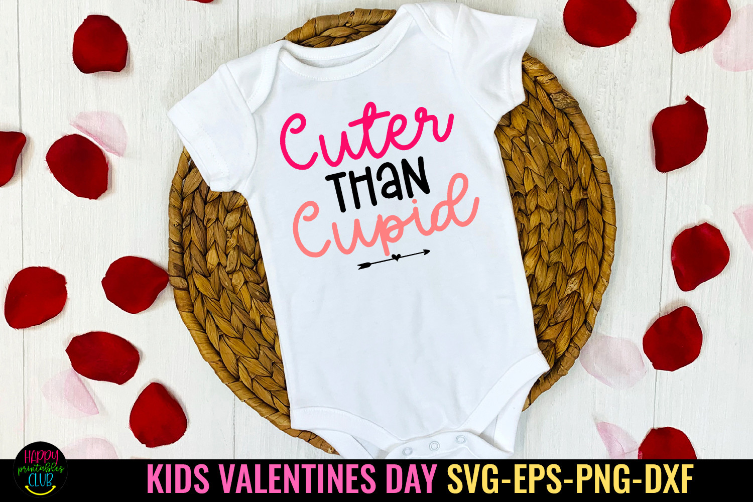 Cuter Than Cupid I Kids Valentines SVG