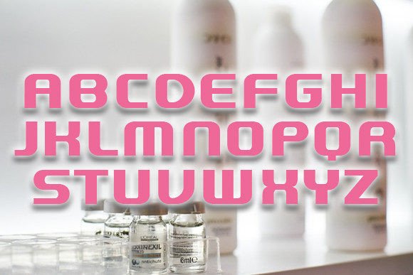 Double Dose Font PNG with transparent background - Preview 1