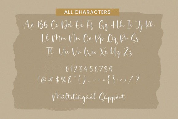 Fashion History Font PNG with transparent background - Preview 5