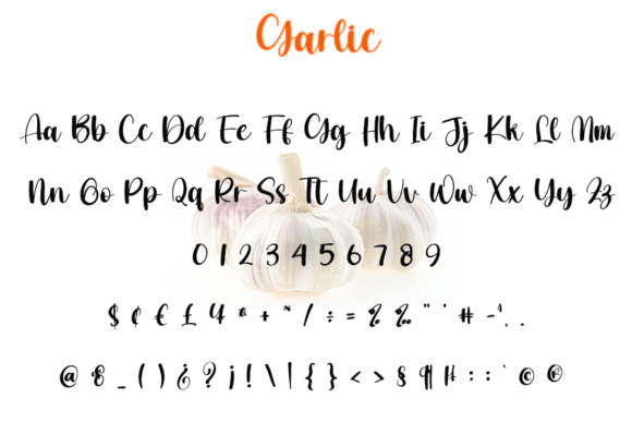 Garlic Font - Preview 5