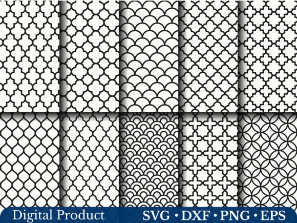 Geometric Seamless Pattern Svg