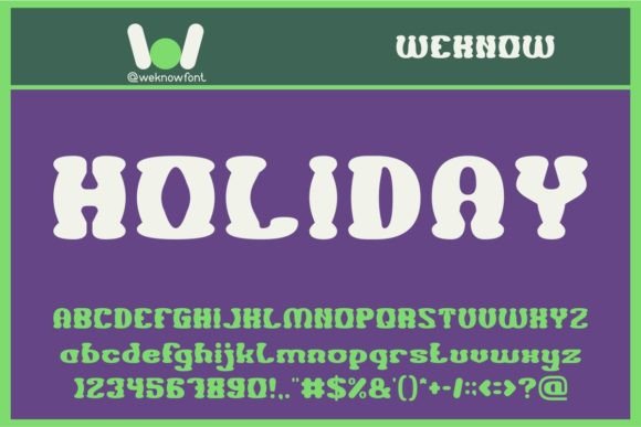Happy Clown Font PNG with transparent background - Preview 3