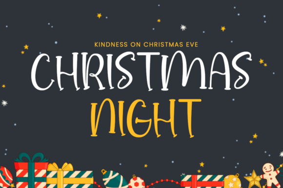 Holiday Snow Font - Preview 1