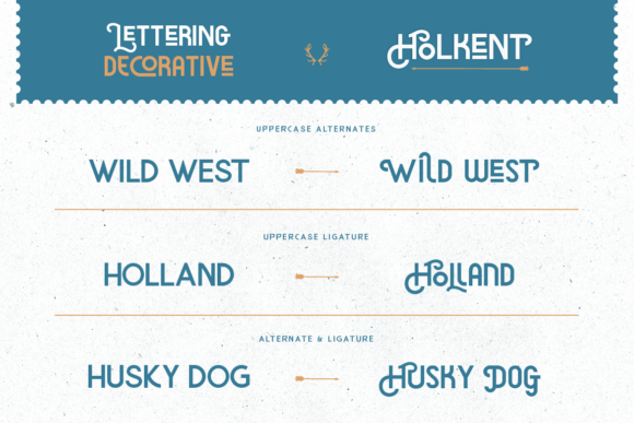 Holkent Font PNG with transparent background - Preview 4