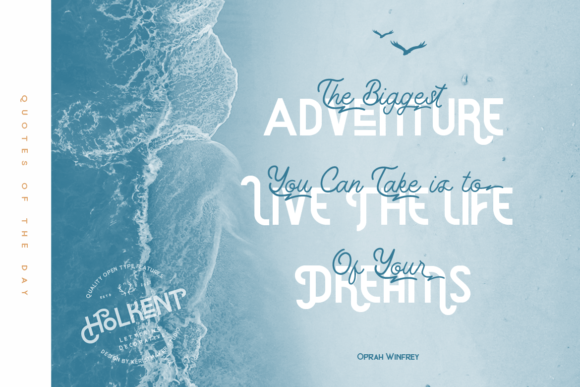 Holkent Font PNG with transparent background - Preview 6