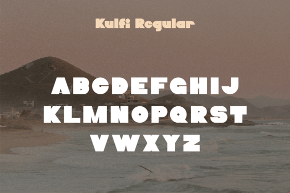 Kulfi Font PNG with transparent background - Preview 1
