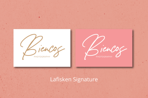 Lafisken Font PNG with transparent background - Preview 2
