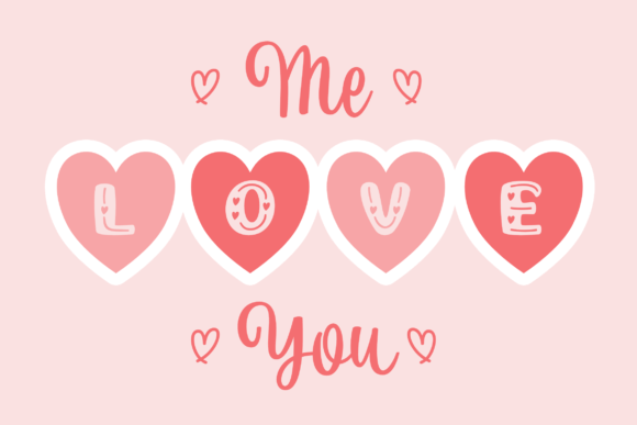 Loving Stroke Font font preview - 3