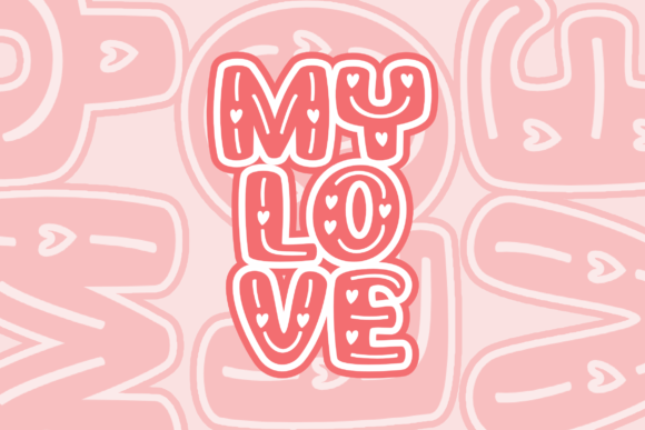 Loving Stroke Font font preview - 5