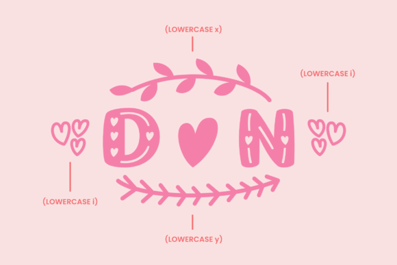 Loving Stroke Font font preview - 6