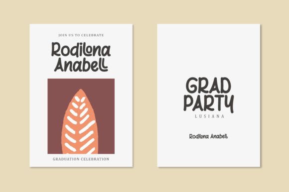 Lusiana Font PNG with transparent background - Preview 4