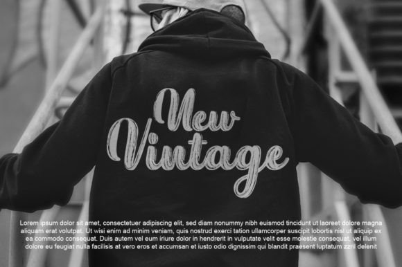 New Vintage Font font preview - 2