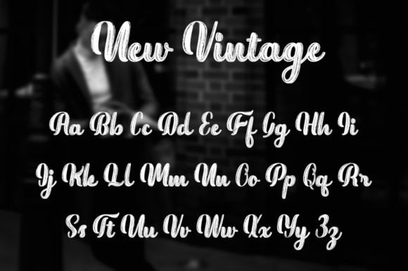 New Vintage Font font preview - 6