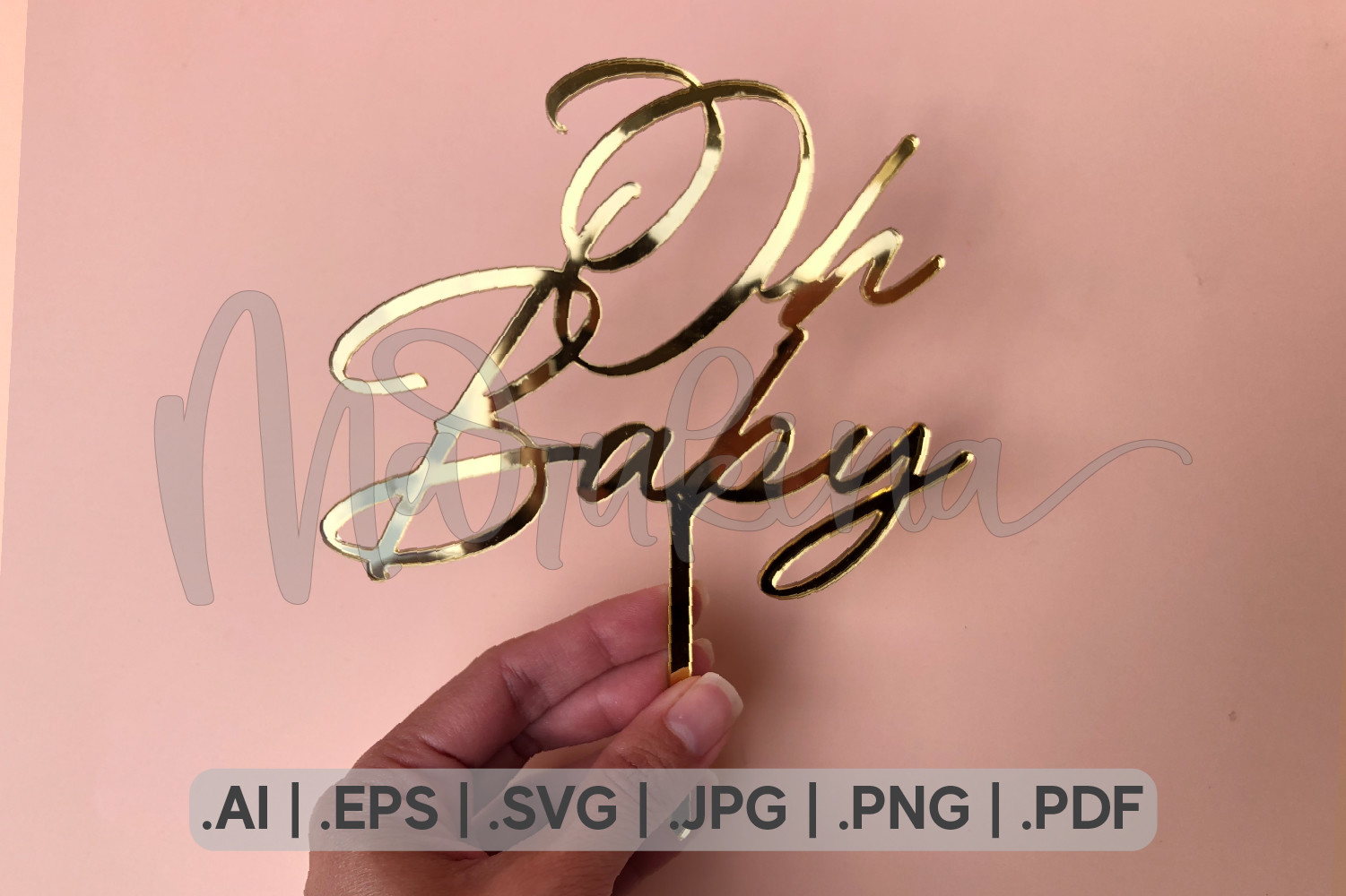 OH BABY CLASSIC CAKE TOPPER