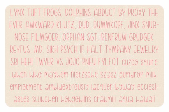 Persefone Font PNG with transparent background - Preview 3