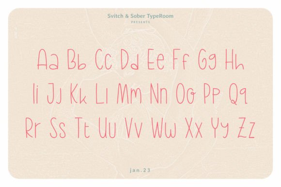 Persefone Font PNG with transparent background - Preview 4
