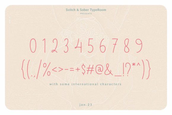 Persefone Font PNG with transparent background - Preview 5