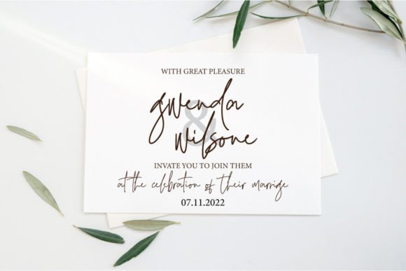 Qinderia Signature Font PNG with transparent background - Preview 2