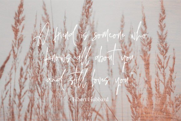 Qinderia Signature Font PNG with transparent background - Preview 3