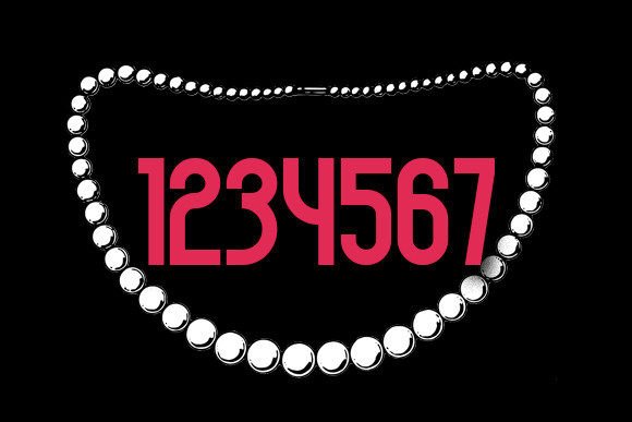 Retro Famous Font PNG with transparent background - Preview 2