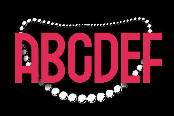 Retro Famous Font PNG with transparent background - Preview 3