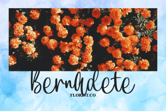 Rosemary Samantha Font PNG with transparent background - Preview 4