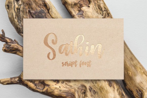 Sathin Font PNG with transparent background - Preview 4