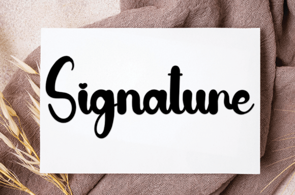 Signalline Font PNG with transparent background - Preview 3