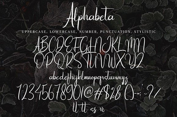Alphabeta Font - Preview 6