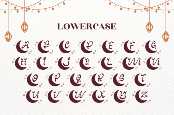Alqamar Ramadan Monogram Font - Preview 5