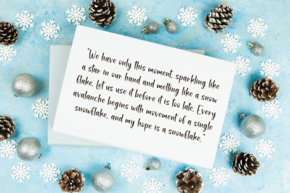Baby Snowman Font - Preview 1